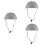3Pcs Bump Cap Insert Liner For Safety Hat And Baseball Cap With Strap 7