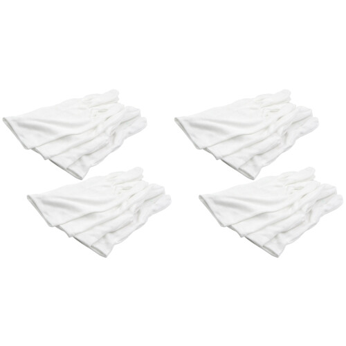 16Pcs Durable White Cloth Gloves for from Gloves 1