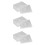 18Pcs Large Capacity White Cd Storage Case Convenient for Home Use 8