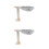 2Sets Grey Cat Hanging Basket Bed Soft Lint Cat Tree Hammock Durable 8