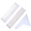 3Ensembles Règle Maillage Strass DIY Blanche Compacte 7