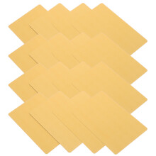 200St Aluminium Visitekaartjes Goud, Blank Voor Sublimatie En Graveren