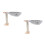 2Sets Grey Cat Hanging Basket Bed Soft Lint Cat Tree Hammock Durable 10