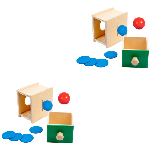 2Sets Sensorisch Speelgoed Box Voor Baby's Fijne Bewegingen 2