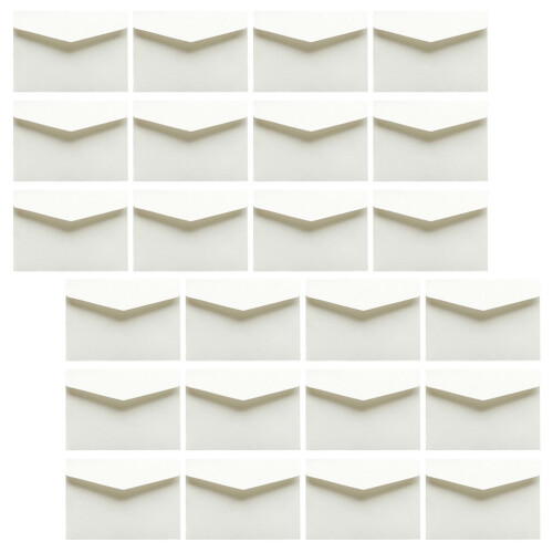 400Pcs Simple Style White Envelopes for Budget and Coin Storage 2