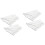 16Pcs Durable White Cloth Gloves for from Gloves 4