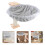 2Sets Grey Cat Hanging Basket Bed Soft Lint Cat Tree Hammock Durable 11
