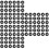300St Zwarte Siliconen Grommets Voor 7