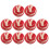 40St Duurzame Rood Plastic Bouncing Balls Kinderspeelgoed 1