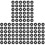 300St Zwarte Siliconen Grommets Voor 2