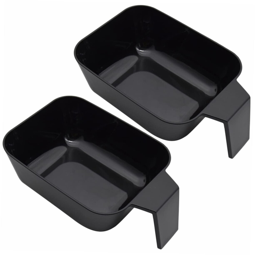2pcs Hair Dye Bowl Set with EasyGrip Handle Large Capacity Reusable Mixing Bowls for Salon and DIY Use
