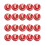 40St Duurzame Rood Plastic Bouncing Balls Kinderspeelgoed 6