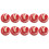 40St Duurzame Rood Plastic Bouncing Balls Kinderspeelgoed 2