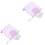 2Sets Voedingskussens Wasbare Borstvoedingspads Anti- Polyesterstof 3