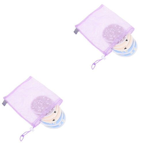 2Sets Voedingskussens Wasbare Borstvoedingspads Anti- Polyesterstof 2