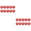 40St Duurzame Rood Plastic Bouncing Balls Kinderspeelgoed 7
