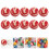 40St Duurzame Rood Plastic Bouncing Balls Kinderspeelgoed 9