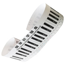 4St Premium Zwarte PVC Keyboard Decals Voor Piano Oefening & Decoratie