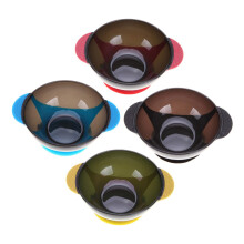 Outanaya 4pcs Salon Hair Dye Mixing Bowls with Stable Suction Base and Easy Clean Surface