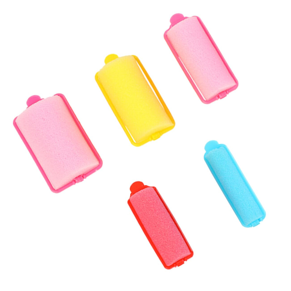 Sponge Hair Rollers Set 8Pcs Soft Heatless Curlers for Overnight Natural Curls No Damage Styling
