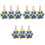 9St Oorbellen En Id-Tags Van Zinklegering En 3