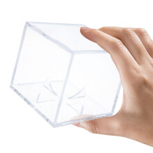 2 Pcs Transparent Display Box Travel Clear Baseball Stand For Balls