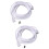 2St Witte Stripconnector 4 Pin Voor Verlenging Lassen 7