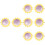 4St Kinder Zonnebril Bloem Feest Bril Decor 5
