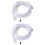 2St Witte Stripconnector 4 Pin Voor Verlenging Lassen 5