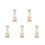 5Pcs Multifunctional White Plastic Spray Bottle Holder Wall Organizer 7