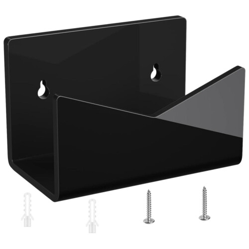 4Sets Acryl Briefen Organizer Zwart Postkaarten Envelop Houder 1