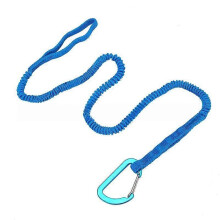 (As show, Blue) 1Pcs Elastic Kayak Canoe Paddle Belt Retractable Kayak Traction Rope Lanyard Rowing Paddle Anti-lossing Kayak Accessories