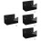 4Sets Acryl Briefen Organizer Zwart Postkaarten Envelop Houder 8