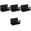 4Sets Acryl Briefen Organizer Zwart Postkaarten Envelop Houder 5