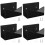 4Sets Acryl Briefen Organizer Zwart Postkaarten Envelop Houder 7