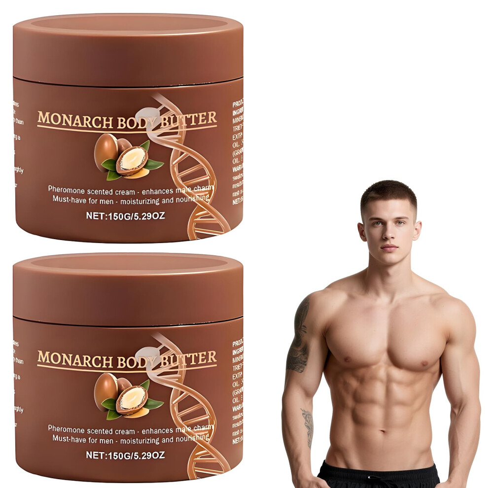 Men's Body Butter with Pheromone Scent, Deep Hydration and LongLasting Masculine Fragrance (2)