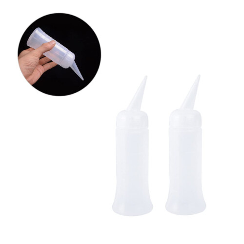 5pcs Plastic Applicator Bottles with EasyRead Measurement Scale for Hair Dye and Precise Flow Control 2