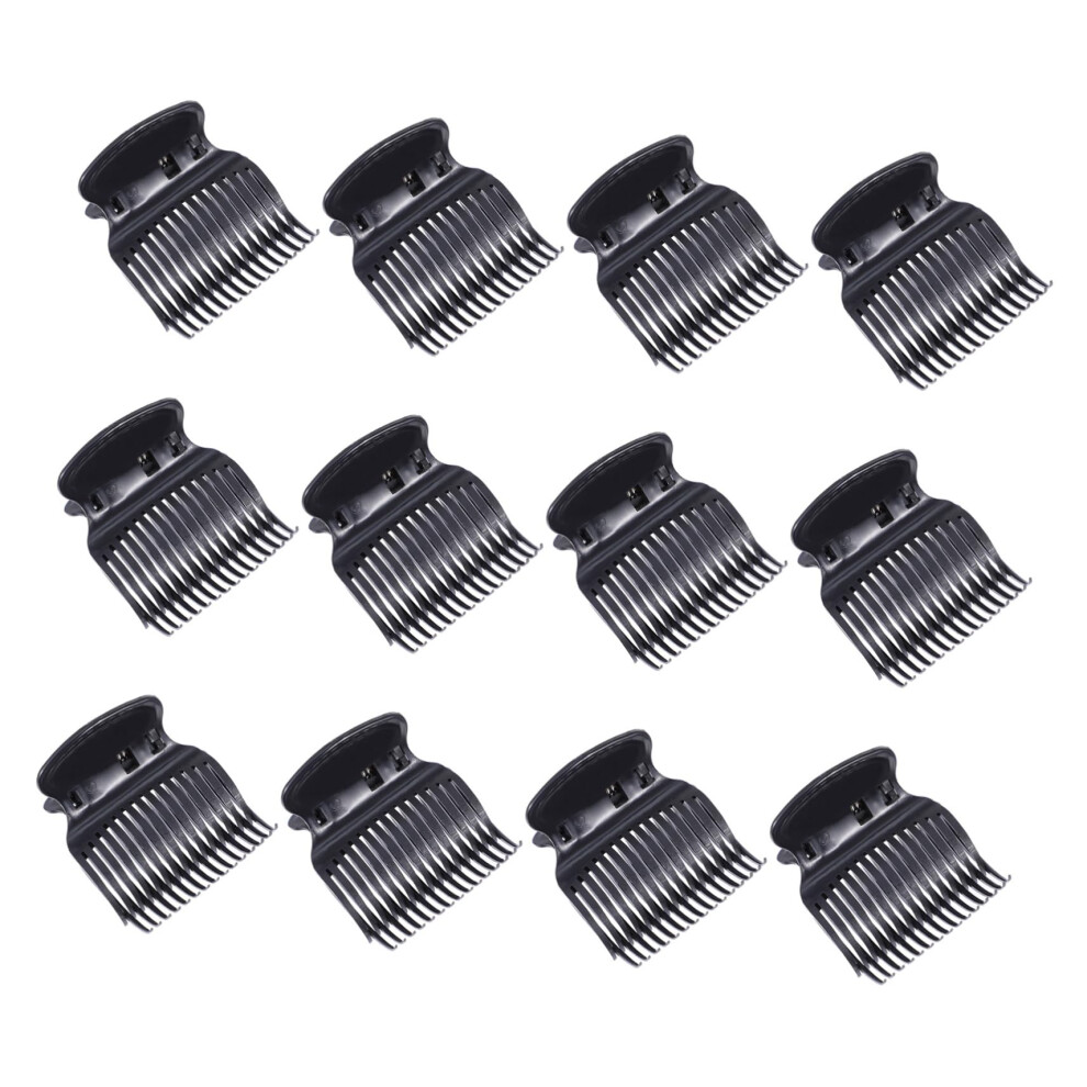 12Pcs Heat Insulation Hair Clips for Curling Coloring Perming Professional Salon Styling