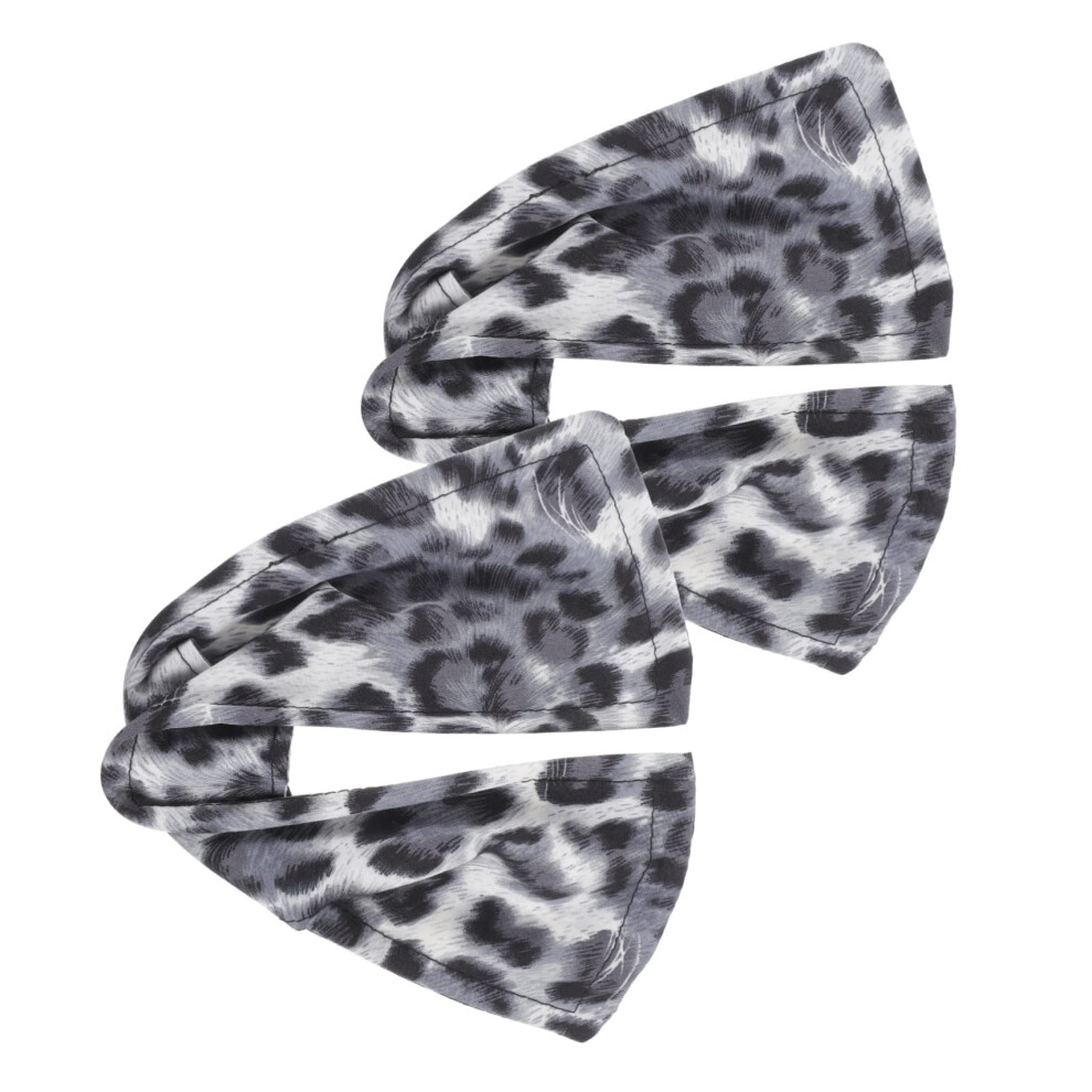 2Pcs Leopard Print Hair Bun Maker for Women, Lazy Hair Curler Set with NoPin Design for Quick Updo