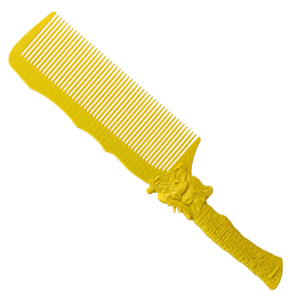 Unisex Wooden Hair Comb With Dualtooth Spacing For Men, Professional Barber Styling And Cutting