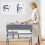 Foldable Changing Table Clothes Storage Station 2