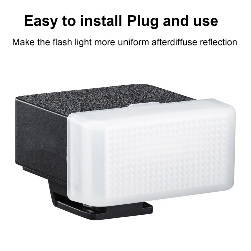 Soft Light Diffuser for IM20 Mini Flash, White PV Build Reduces Shadows for Photography 2