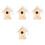 4St Mini Diy Holz Mit Jute Seil 5