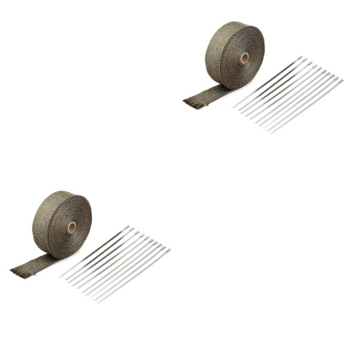 2Stk Wrap Set Auspuff Für Auto 2