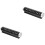 2Pièces Plaques Téléphone Auto Aluminium Noir Accessoire 5
