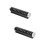 2Pièces Plaques Téléphone Auto Aluminium Noir Accessoire 9