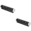 2Pièces Plaques Téléphone Auto Aluminium Noir Accessoire 8