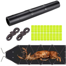 Heavy Duty Snow Sledge with Rope, Reflective Markers, Reinforced Build for Winter Sports and Hunting