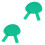2Paires Raquettes Vert Résistantes Pour Enfants 3
