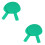 2Paires Raquettes Vert Résistantes Pour Enfants 6